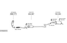 Výfukový systém BOSAL SYS25372