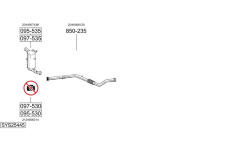 Výfukový systém BOSAL SYS25445