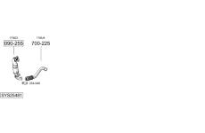Výfukový systém BOSAL SYS25481
