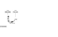 Výfukový systém BOSAL SYS25508
