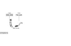 Výfukový systém BOSAL SYS25516