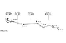 Výfukový systém BOSAL SYS25535