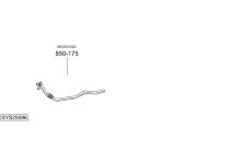 Výfukový systém BOSAL SYS25596