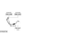 Výfukový systém BOSAL SYS25730