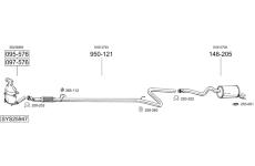 Výfukový systém BOSAL SYS25947