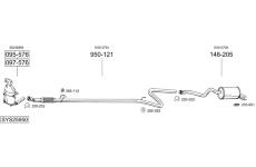 Výfukový systém BOSAL SYS25950