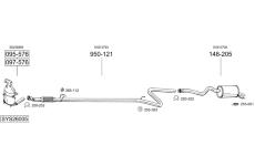 Výfukový systém BOSAL SYS26005