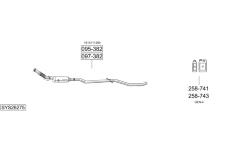 Výfukový systém BOSAL SYS26275