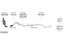 Výfukový systém BOSAL SYS26368