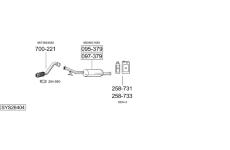 Výfukový systém BOSAL SYS26404