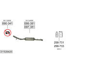 Výfukový systém BOSAL SYS26425