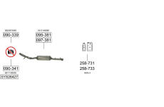 Výfukový systém BOSAL SYS26427