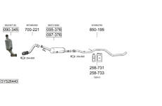 Výfukový systém BOSAL SYS26440