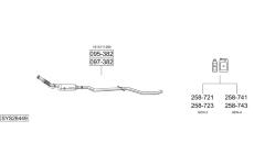 Výfukový systém BOSAL SYS26449
