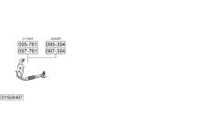 Výfukový systém BOSAL SYS26487