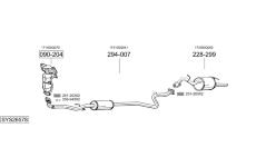 Výfukový systém BOSAL SYS26578