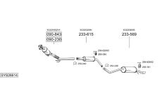Výfukový systém BOSAL SYS26614