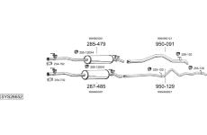 Výfukový systém BOSAL SYS26652