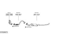 Výfukový systém BOSAL SYS26673