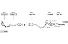 Výfukový systém BOSAL SYS26699