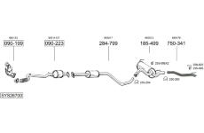 Výfukový systém BOSAL SYS26700