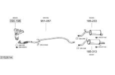Výfukový systém BOSAL SYS26744