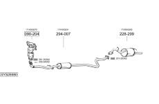 Výfukový systém BOSAL SYS26980