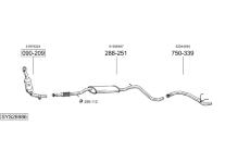 Výfukový systém BOSAL SYS26986