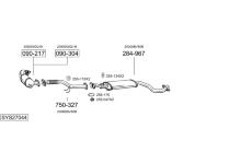 Výfukový systém BOSAL SYS27044