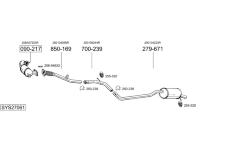 Výfukový systém BOSAL SYS27061