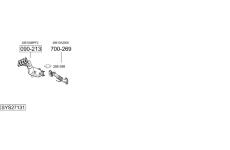 Výfukový systém BOSAL SYS27131