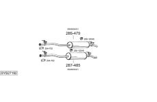 Výfukový systém BOSAL SYS27192