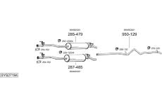 Výfukový systém BOSAL SYS27194