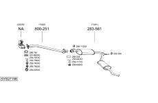 Výfukový systém BOSAL SYS27198