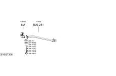 Výfukový systém BOSAL SYS27208