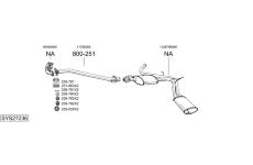 Výfukový systém BOSAL SYS27236