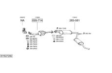 Výfukový systém BOSAL SYS27282