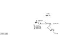 Výfukový systém BOSAL SYS27292