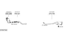 Výfukový systém BOSAL SYS27344