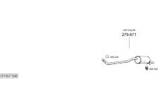 Výfukový systém BOSAL SYS27358