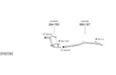 Výfukový systém BOSAL SYS27393
