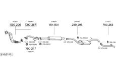 Výfukový systém BOSAL SYS27471