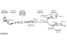 Výfukový systém BOSAL SYS27509