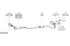 Výfukový systém BOSAL SYS27520