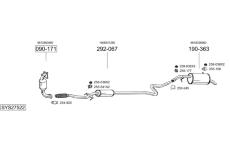 Výfukový systém BOSAL SYS27522