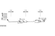 Výfukový systém BOSAL SYS27536