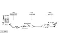Výfukový systém BOSAL SYS27537