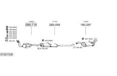 Výfukový systém BOSAL SYS27538