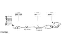 Výfukový systém BOSAL SYS27539