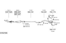 Výfukový systém BOSAL SYS27556